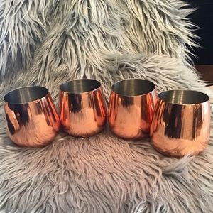 Pier 1 Stemless Wine Glasses